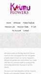 Mobile Screenshot of kaimuflowers.com